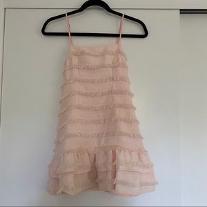Pink frilly dress
